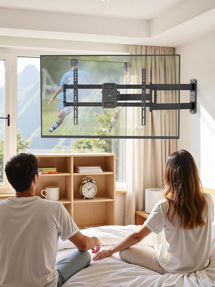 USX MOUNT Langarm-TV-Wandhalterung, Geeignet für 37-80 Zoll-LCD-/LED-/OLED Fernseher, 814 mm Auszug,