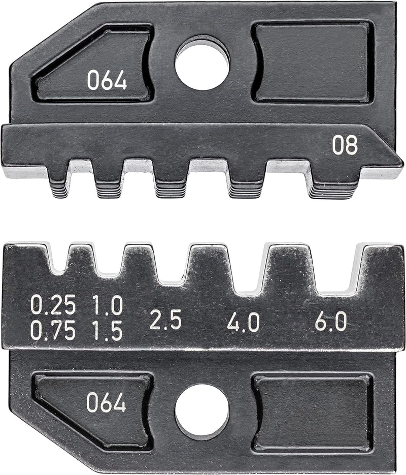 Knipex Crimpeinsatz für isolierte + unisolierte Aderendhülsen 97 49 08