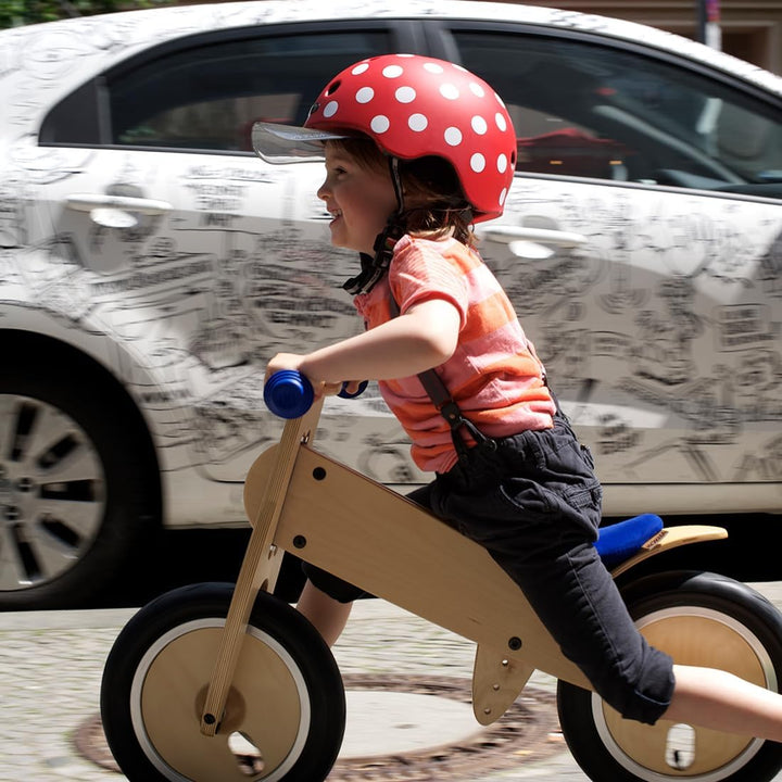 Melon »Dotty White« Leichter und Cooler Fahrradhelm für Damen, Herren und Kinder mit maximalem Schut