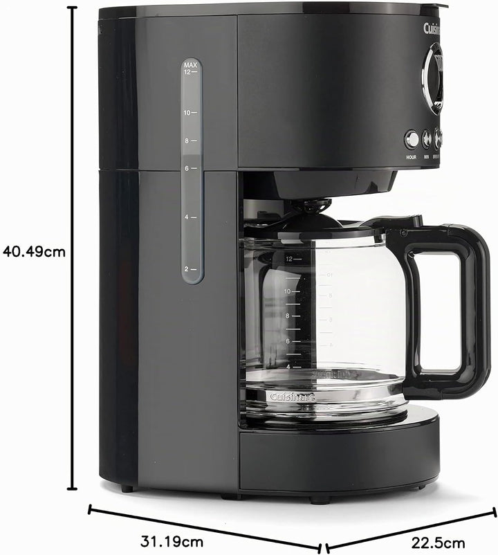 Cuisinart Filterkaffemaschine, Neutrals Collection, matt-schiefergrauer Finish, mit trendigen Chrom-