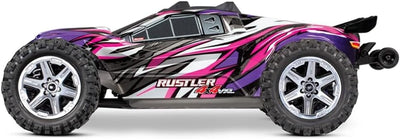 TRAXXAS RUSTLER 4X4 VXL PINK RTR OHNE AKKU/LADER 1/10 4WD Stadium Truck BRUSHLESS