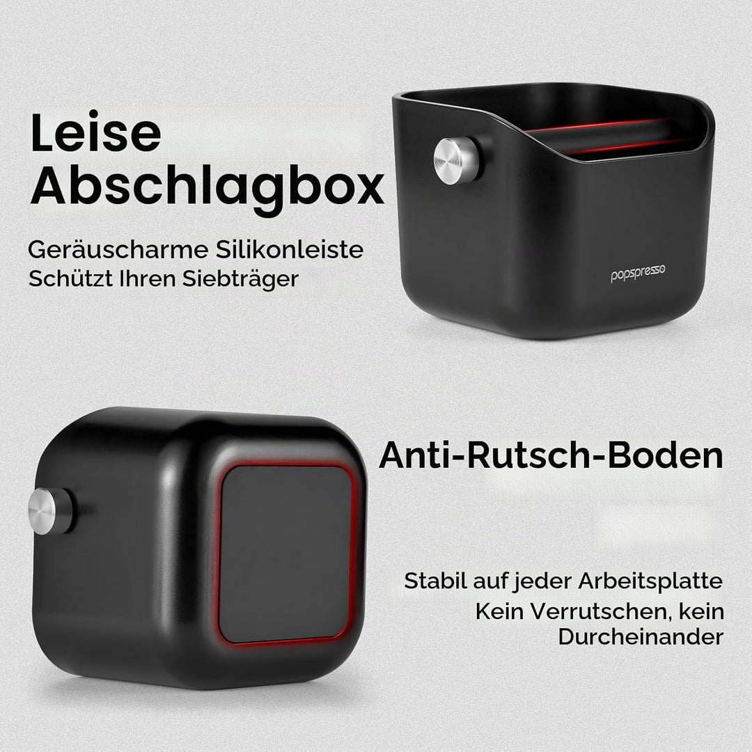 Espresso-Ausschlagbehälter für Kaffeesatz, Barista-Werkzeug mit verbesserter Handhabung, Kaffeeabsch