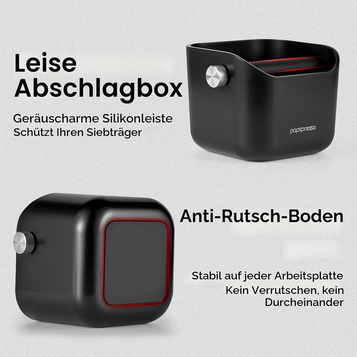 Espresso-Ausschlagbehälter für Kaffeesatz, Barista-Werkzeug mit verbesserter Handhabung, Kaffeeabsch