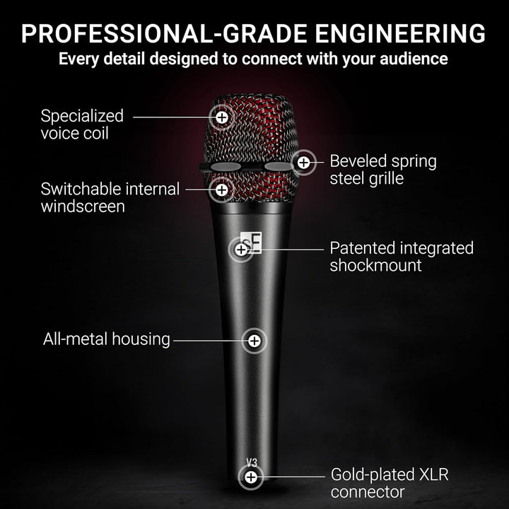 SE ELECTRONICS V3 Vocal Mic Mehrfarbig, Mehrfarbig