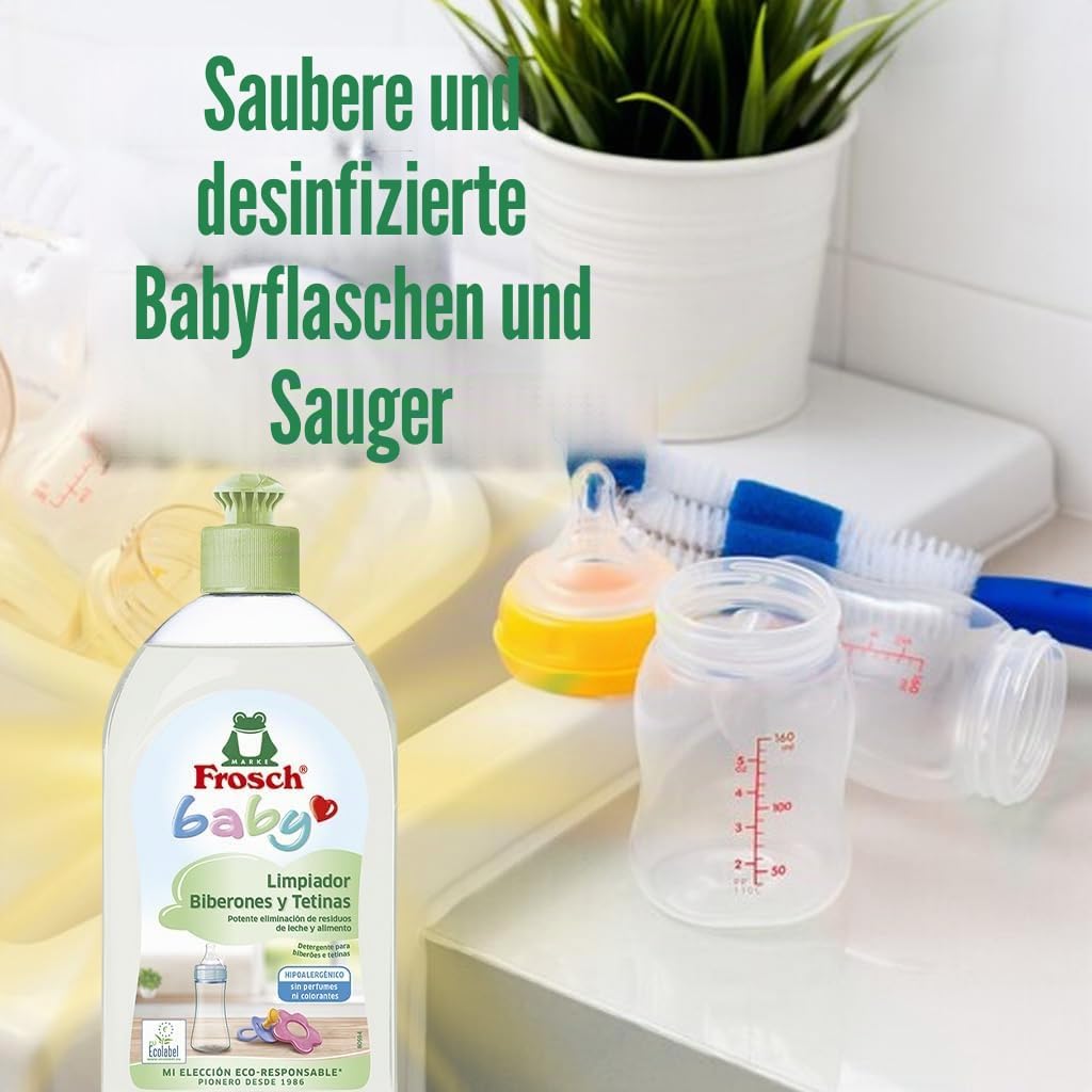 Frosch Baby Bio Fläschchen und Sauger Reiniger 8 Stück