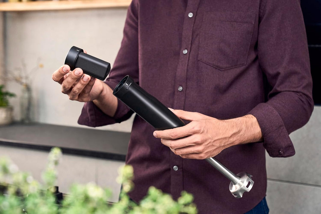 ZWILLING XTEND Kabelloser Stabmixer, Starterset mit Akku & Ladestation, BLDC-Motor, 110 Watt, inkl.