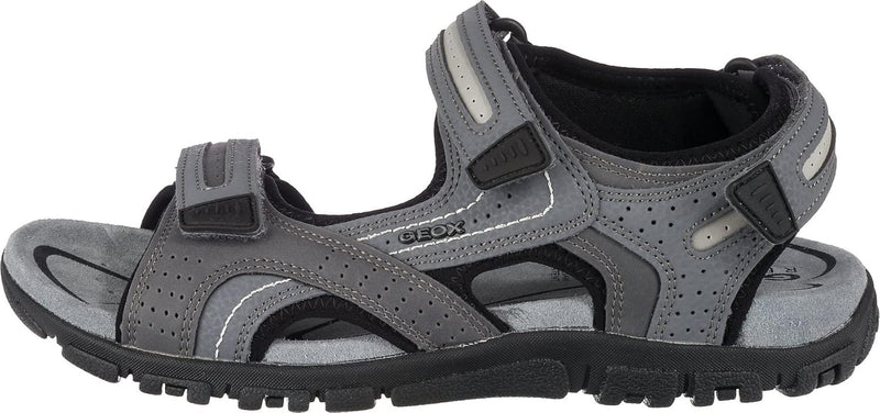 Geox Herren Uomo Sandal Strada D Sandalen, Stone Lt Grey, 46 EU