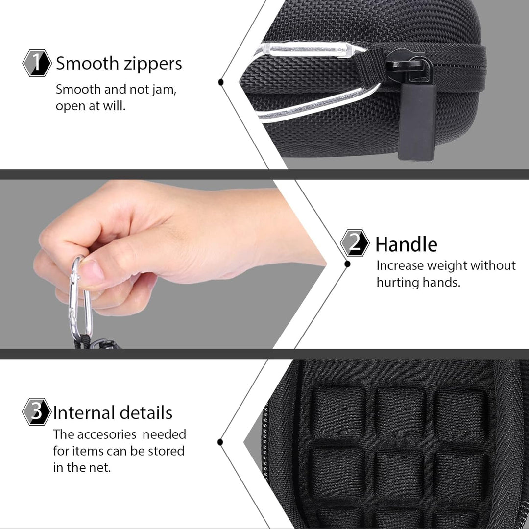 co2CREA Hart Schutz Hülle Etui Tasche für Logitech MX Anywhere 4 /Anywhere 3S /Anywhere 3 /Anywhere