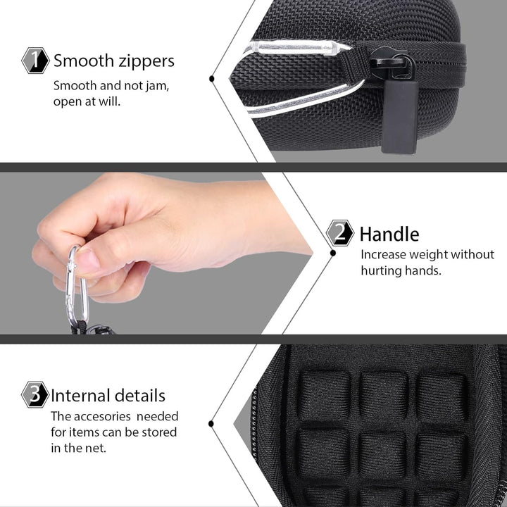 co2CREA Hart Schutz Hülle Etui Tasche für Logitech MX Anywhere 4 /Anywhere 3S /Anywhere 3 /Anywhere