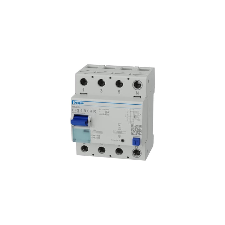 FI-Schalter 4pol.63A0,03ATypB SK Nrechts DOEPKE DFS4 063-4/0,03-B SK