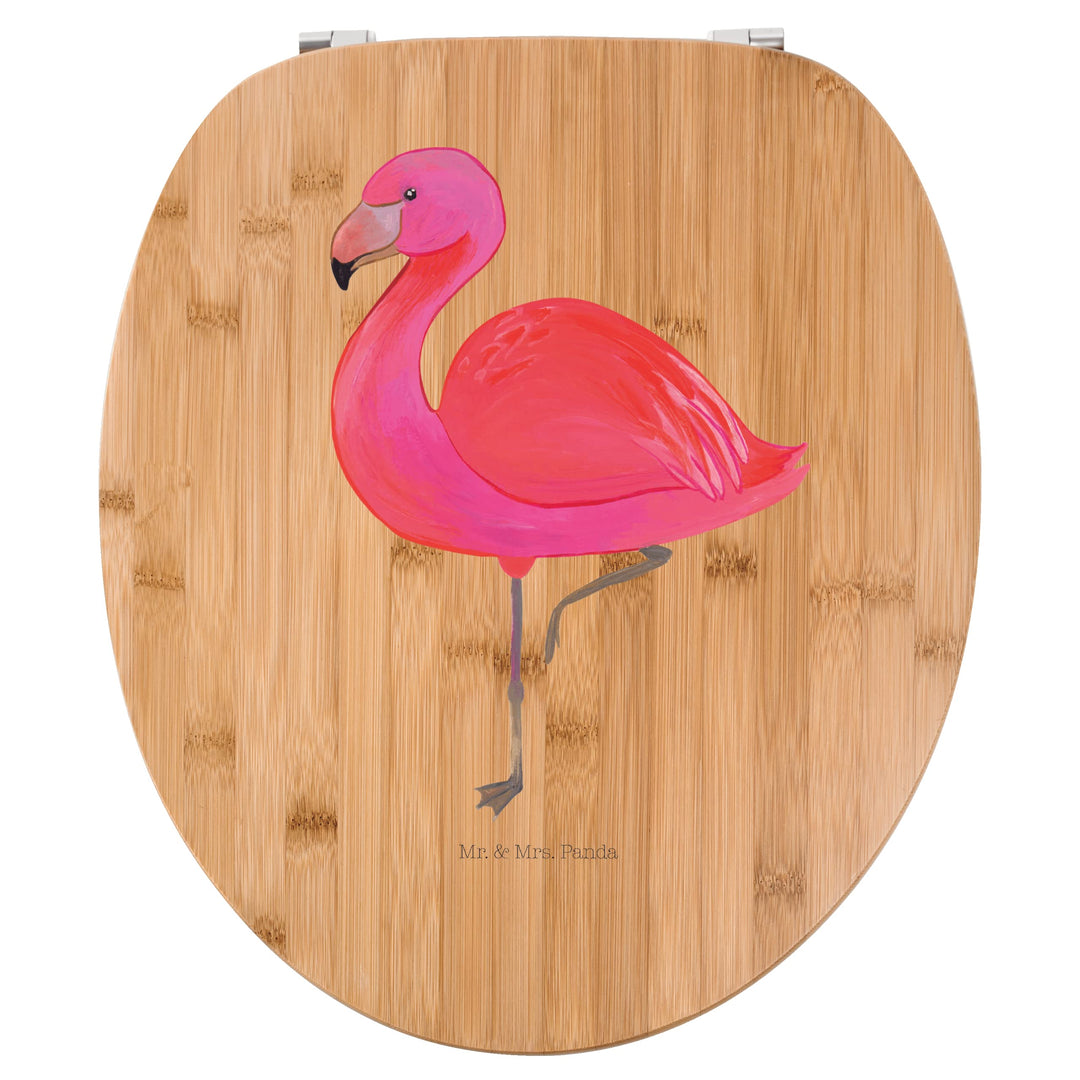 Mr. & Mrs. Panda Motiv WC Sitz Flamingo classic - Geschenk, Stolz, einzigartig, WC-Sitz, Klobrille,