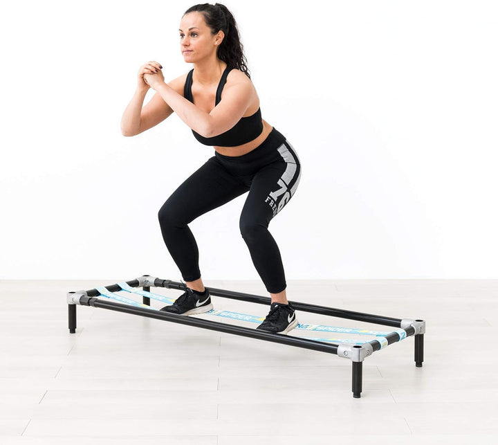 SPIDER SLACKLINE SIS02 - Slackgym - Indoor Slackline mit Verstellbaren Parallelen Lines - Wie im Fit