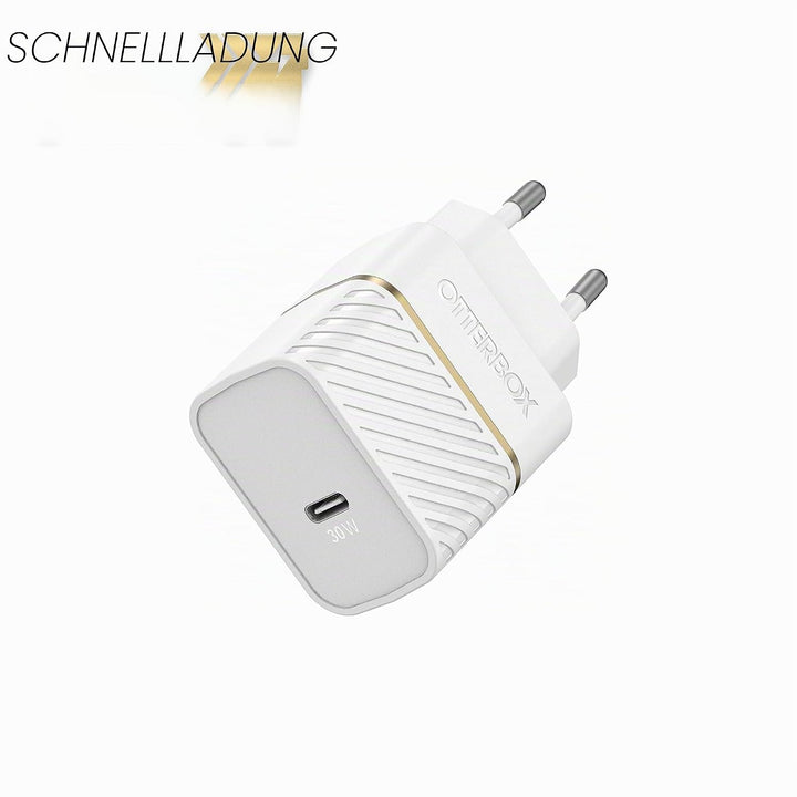 OtterBox USB-C PD GaN EU Ladegerät 30W, USB-C Schnellade Gerät für Smartphone und Tablet, Sturzgesch