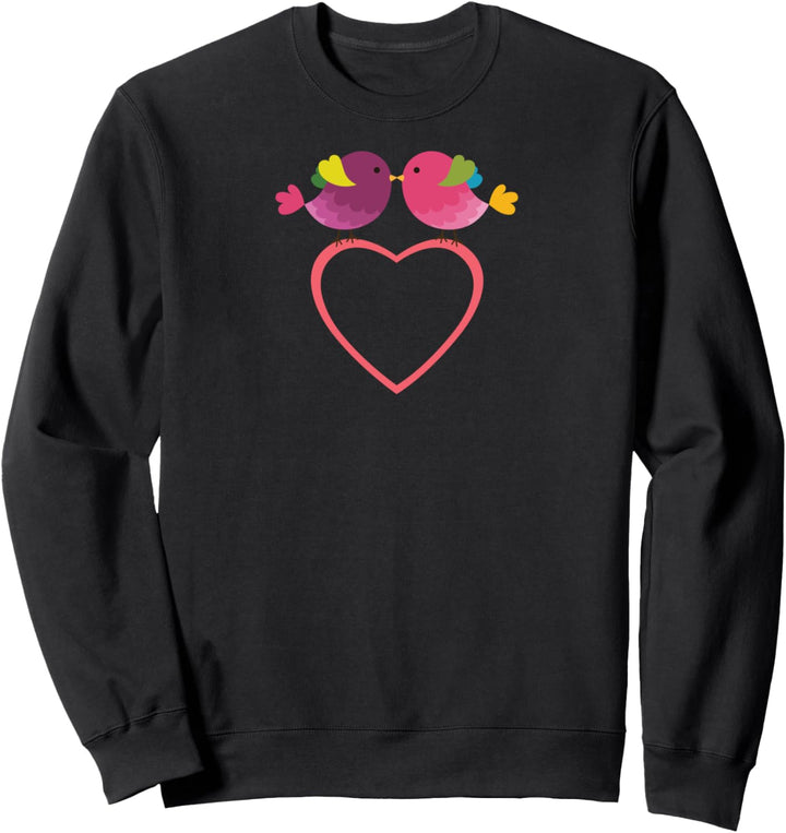VOGEL Paar Geschenk Hochzeit Jahrestag Valentinstag Ihn Sie Sweatshirt