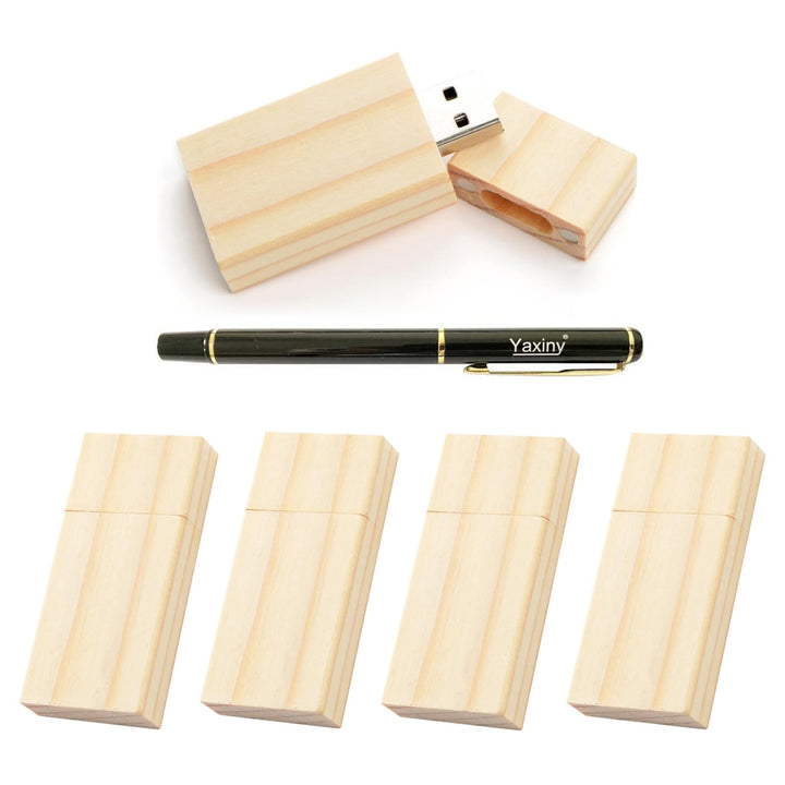 5-Pack 16GB USB Flash Drive Ahorn Holz 2.0 USB Flash Drive Memory Stick Datenspeicherung Pendrive Di