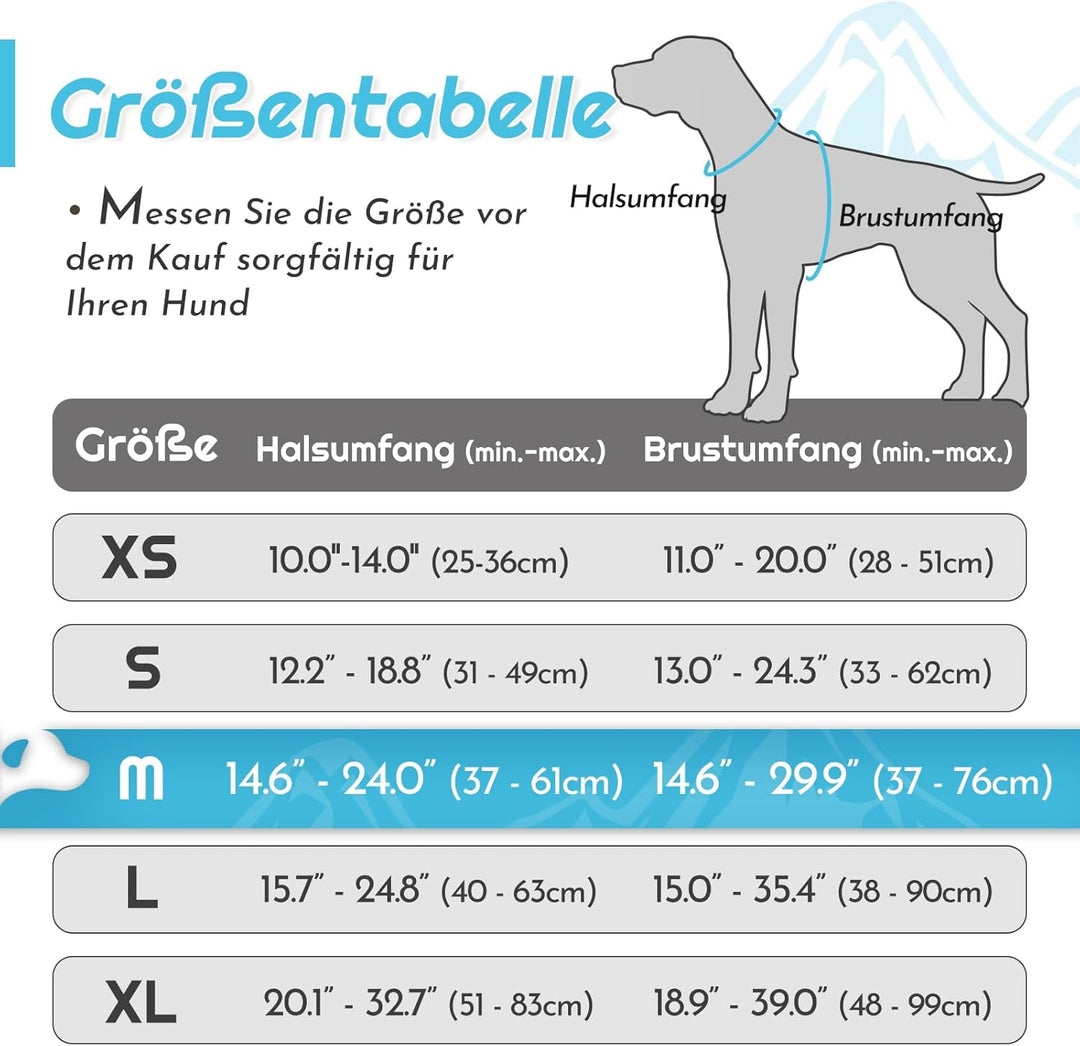 Eagloo Hundegeschirr mittelgrosse Hunde, Anti Zug Hundegeschirr mit Reflexstreifen und Kontrolle, Ve