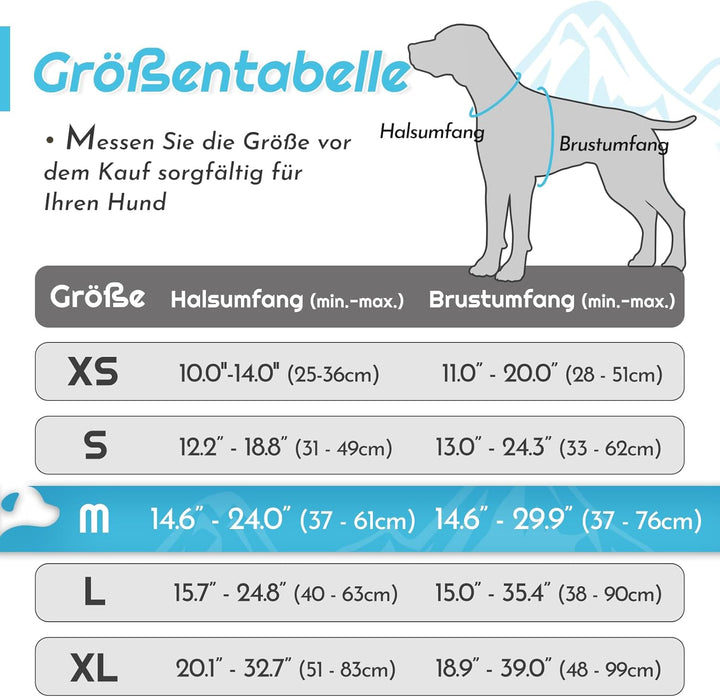 Eagloo Hundegeschirr mittelgrosse Hunde, Anti Zug Hundegeschirr mit Reflexstreifen und Kontrolle, Ve