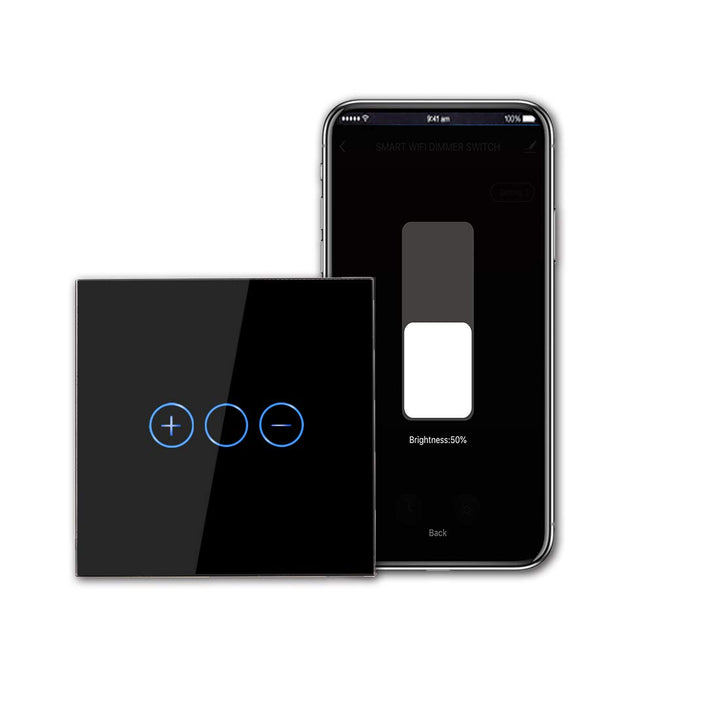 CNBINGO WLAN Dimmschalter für dimmbare LED-Leuchten - Smart Touch Lichtschalter Arbeit mit Alexa, Go