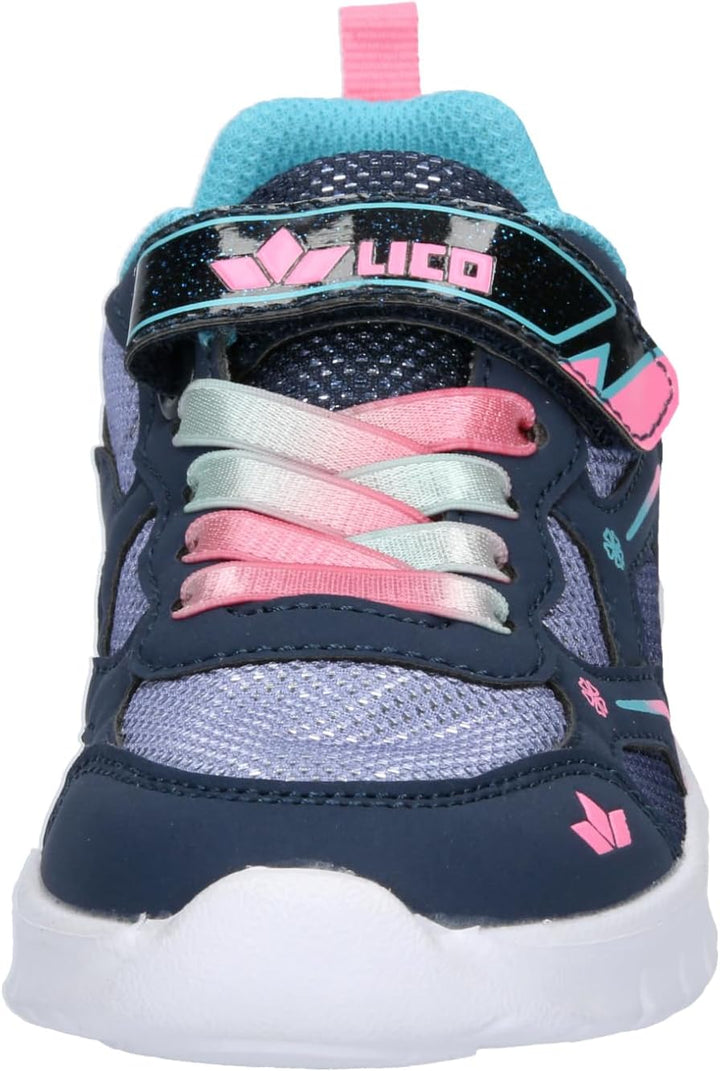 Lico Mädchen Alenia Vs Sneaker 21 EU Marine Lila Rosa, 21 EU Marine Lila Rosa