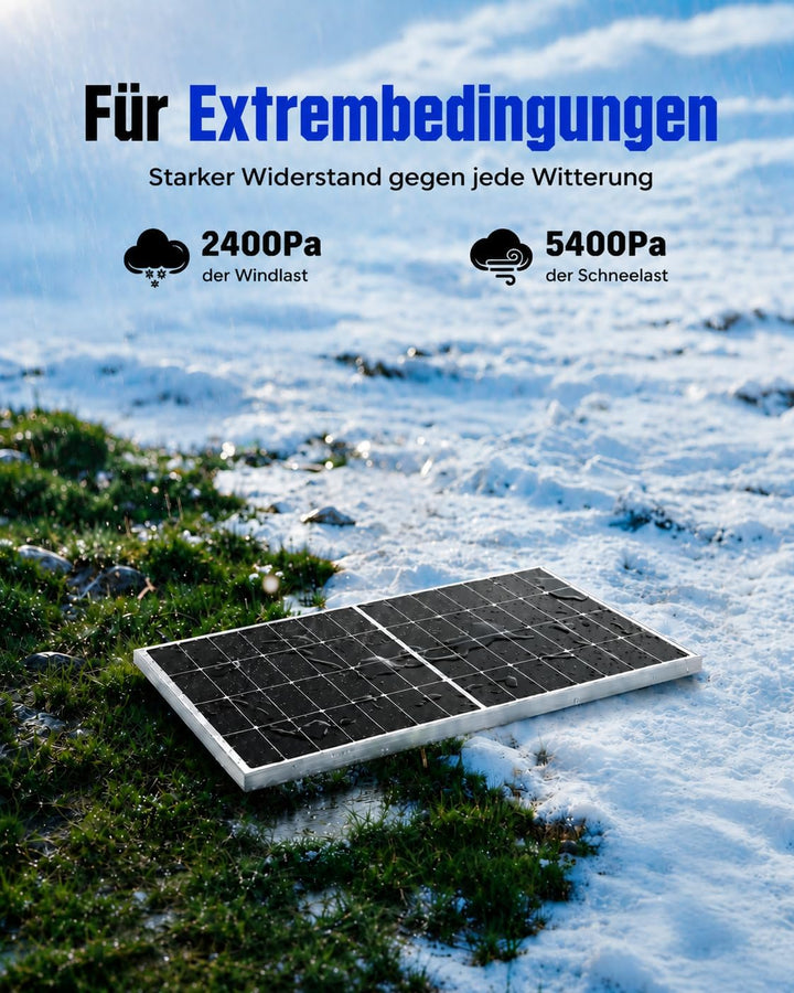 220W Solarpanel 12V N-Typ BC, 25,5% Effizienz, IP68 MC4, 220W