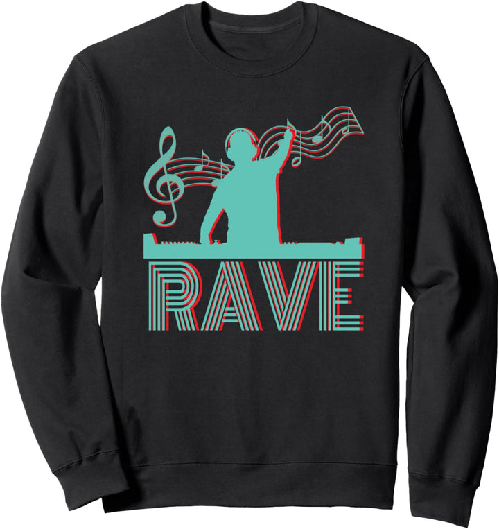 Rave-Musik Elektronisches Festival-Konzert-Geschenk Sweatshirt