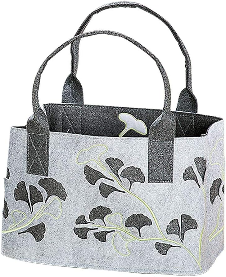 GILDE Filztasche Lotus Laser, 40 cm, Einkaufstasche/Holztasche/Strandtasche - reissfest & trägt viel