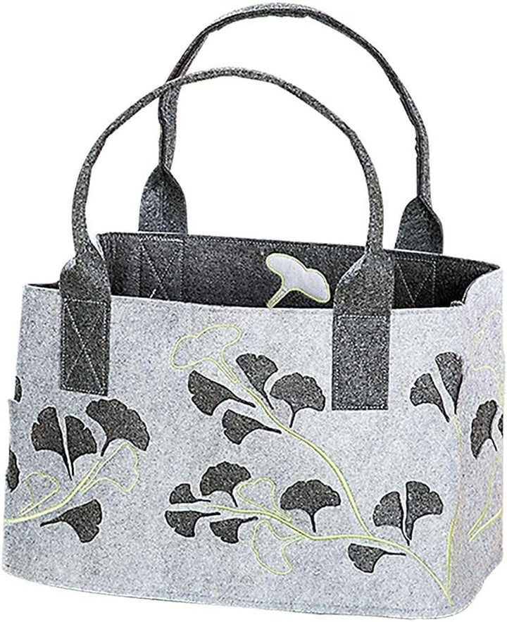 GILDE Filztasche Lotus Laser, 40 cm, Einkaufstasche/Holztasche/Strandtasche - reissfest & trägt viel