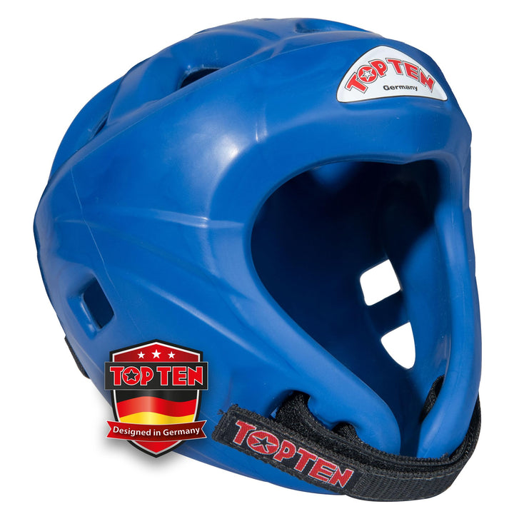 TOP TEN Kopfschutz „Avantgarde“ (WAKO Approved) Blau S, Blau S
