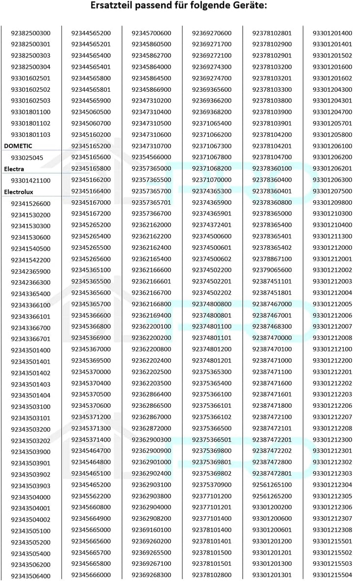 DL-pro Gefrierfachtür 47cm x 19,3cm für AEG Electrolux 2063754028 206375402 Frosterfachtür Gefrierfa