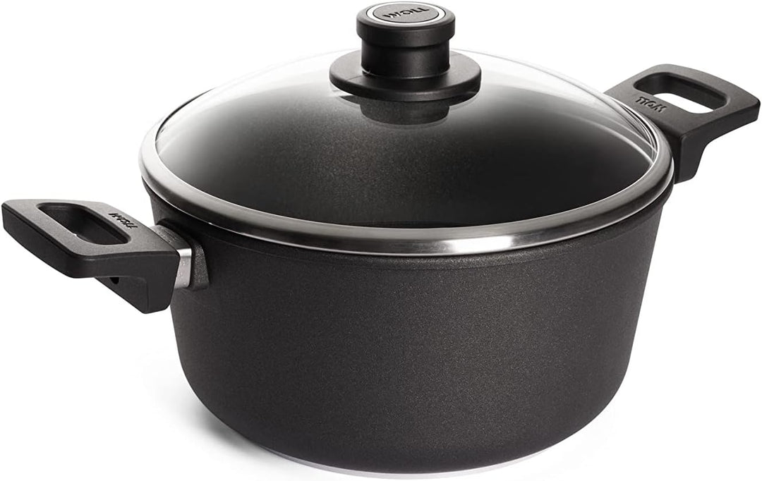 Woll 124ILL Induction Line Gusstopf ø 24 cm, 12 cm hoch, 4.5 Liter mit 2 Seitengriffen inklusiv Sich