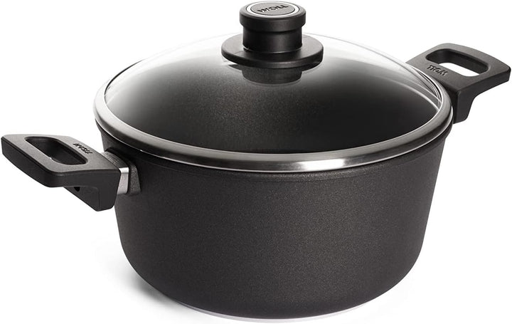 Woll 124ILL Induction Line Gusstopf ø 24 cm, 12 cm hoch, 4.5 Liter mit 2 Seitengriffen inklusiv Sich