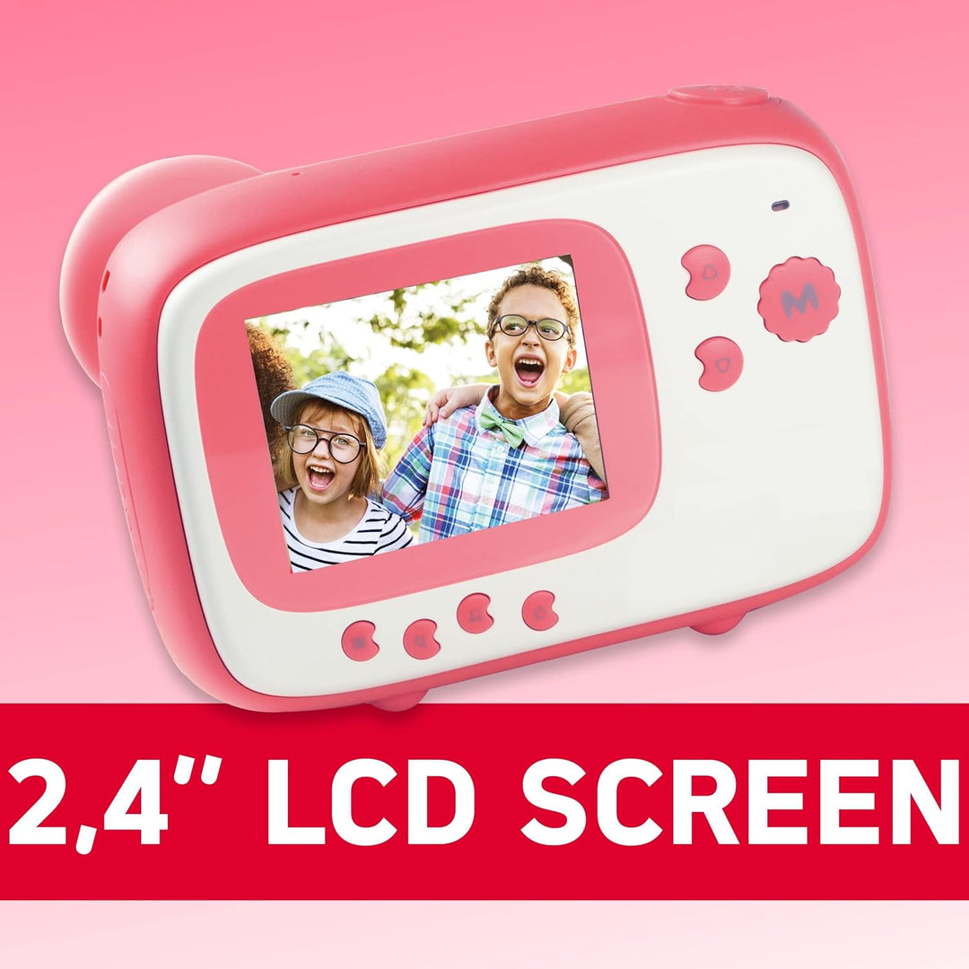 AGFA Photo Realikids Instant Cam + 1 Micro-SD-Karte 32 GB – Sofortbildkamera für Kinder, LCD-Display
