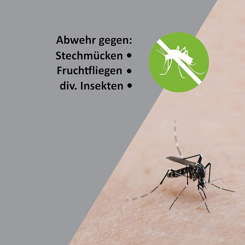 ISOTRONIC Fliegenfalle elektronisch mit Licht/Gelbfolie gegen Fliegen, Fruchtfliegen, Stechmücken, F