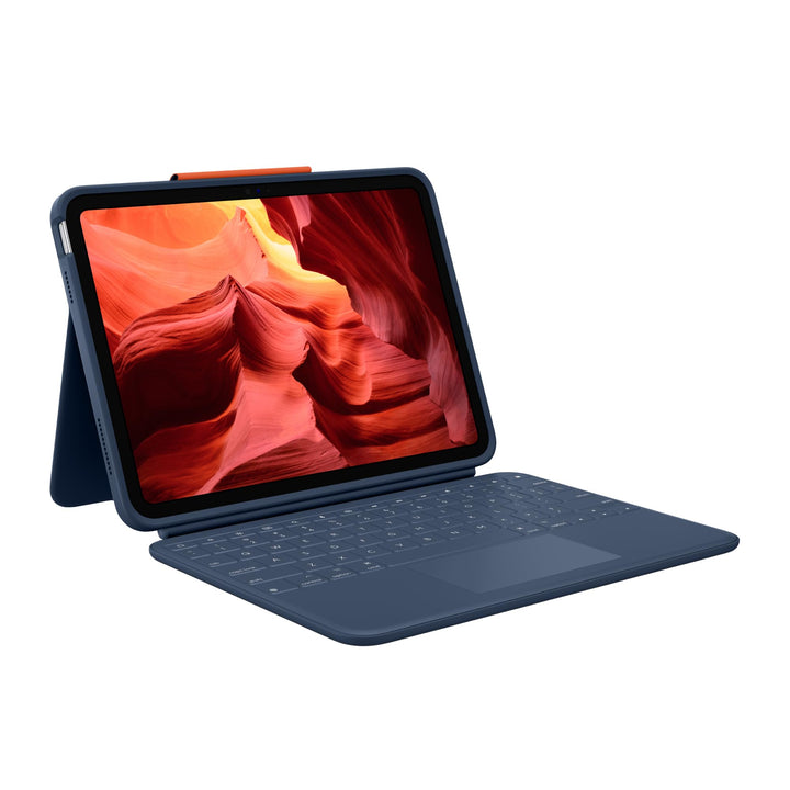 Logitech Rugged Combo 4 Touch Tastatur-Case mit Trackpad und Smart Connector für iPad (10. Generatio