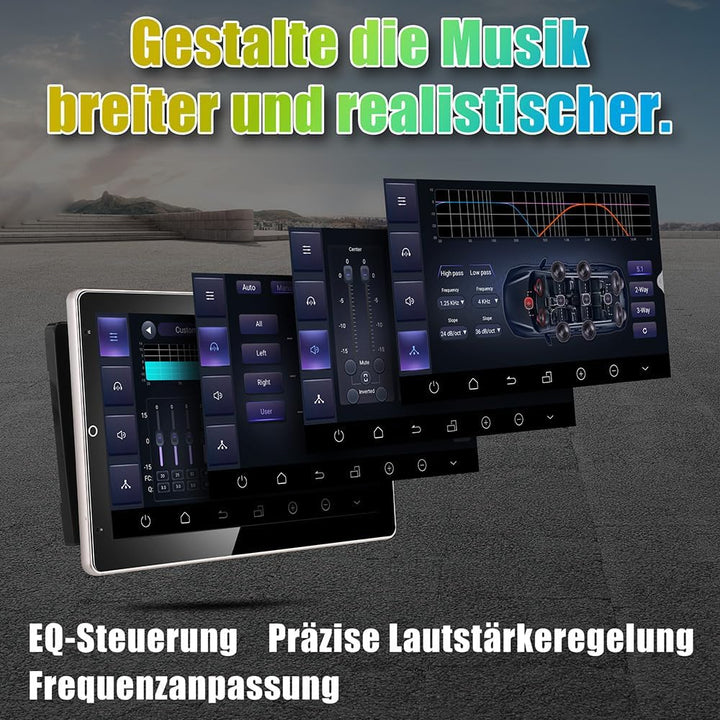 Amaseaudio Android 10 Autoradio, DSP+, 10.1" 90 gedreht Touchscreen, 2 Din für Universal, DSP+, Unte