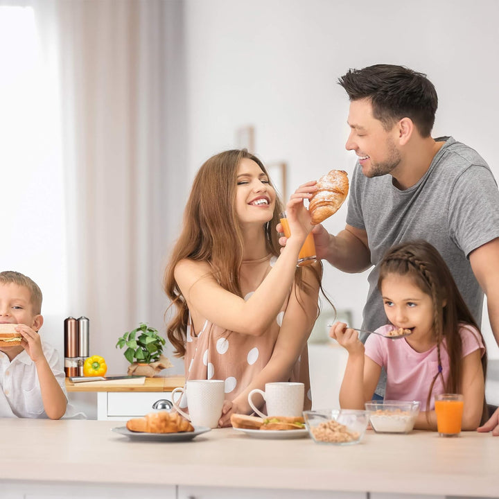 Relaxdays Küchenwagen, Küchenbutler mit klappbarer Arbeitsplatte, Landhausstil, 3 Körbe, Messerblock