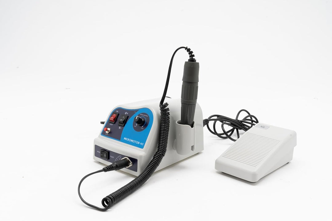60W 45000rpm Laborschmuck-Mikromotor Fusspedal Steuerung Elektro Micromotor Poliermaschine Manuelle