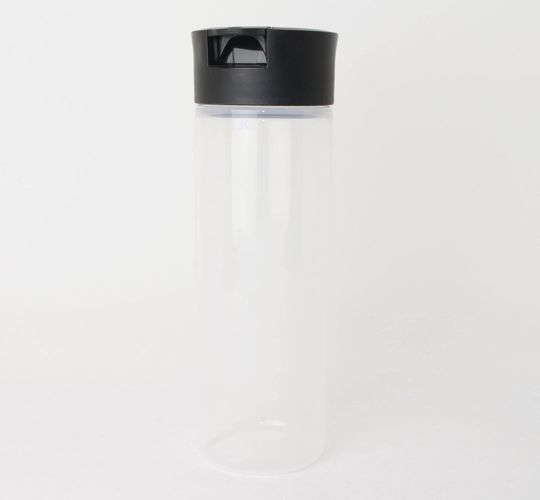 TUPPERWARE Quetschflaschen Öl/Essig Ausgiesser 360ml Schwarz/Transparent + Kugelschreiber metallic