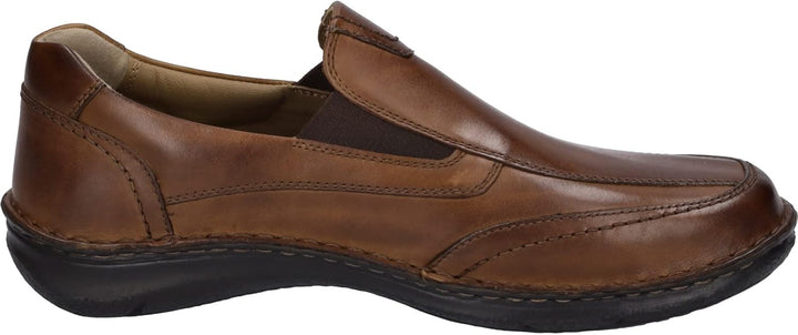 Josef Seibel Herren Slipper Anvers 67,Weite K (Extra weit),Wechselfussbett 42 EU Weit Braun Cognac,