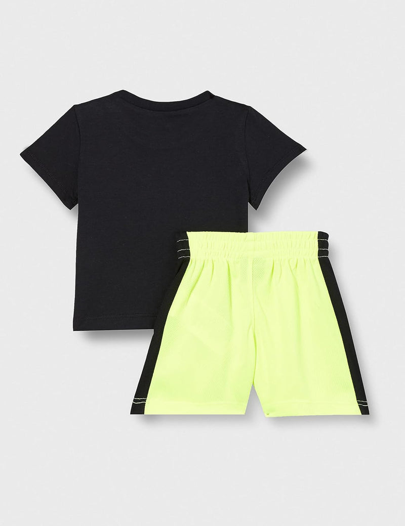 Hurley Jungen Hrlb O&o Gradient & Mesh Set Set kurz + T-Shirt 3 Jahre Schwarz/Blaues Graphit, 3 Jahr