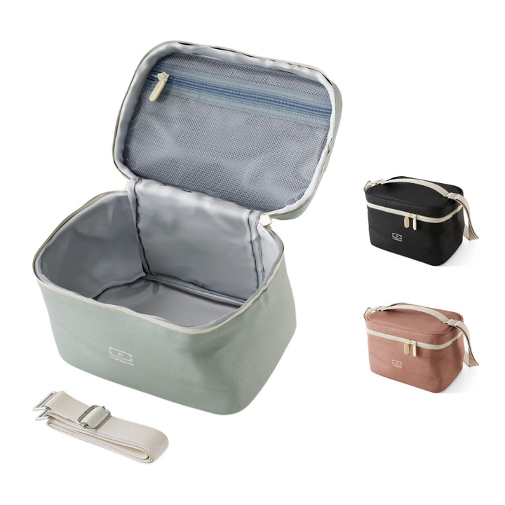 monbento - Kleine Kühltasche für Unterwegs Arctic grün Natural - Lunch Tasche für Lunchbox, Trinkfla