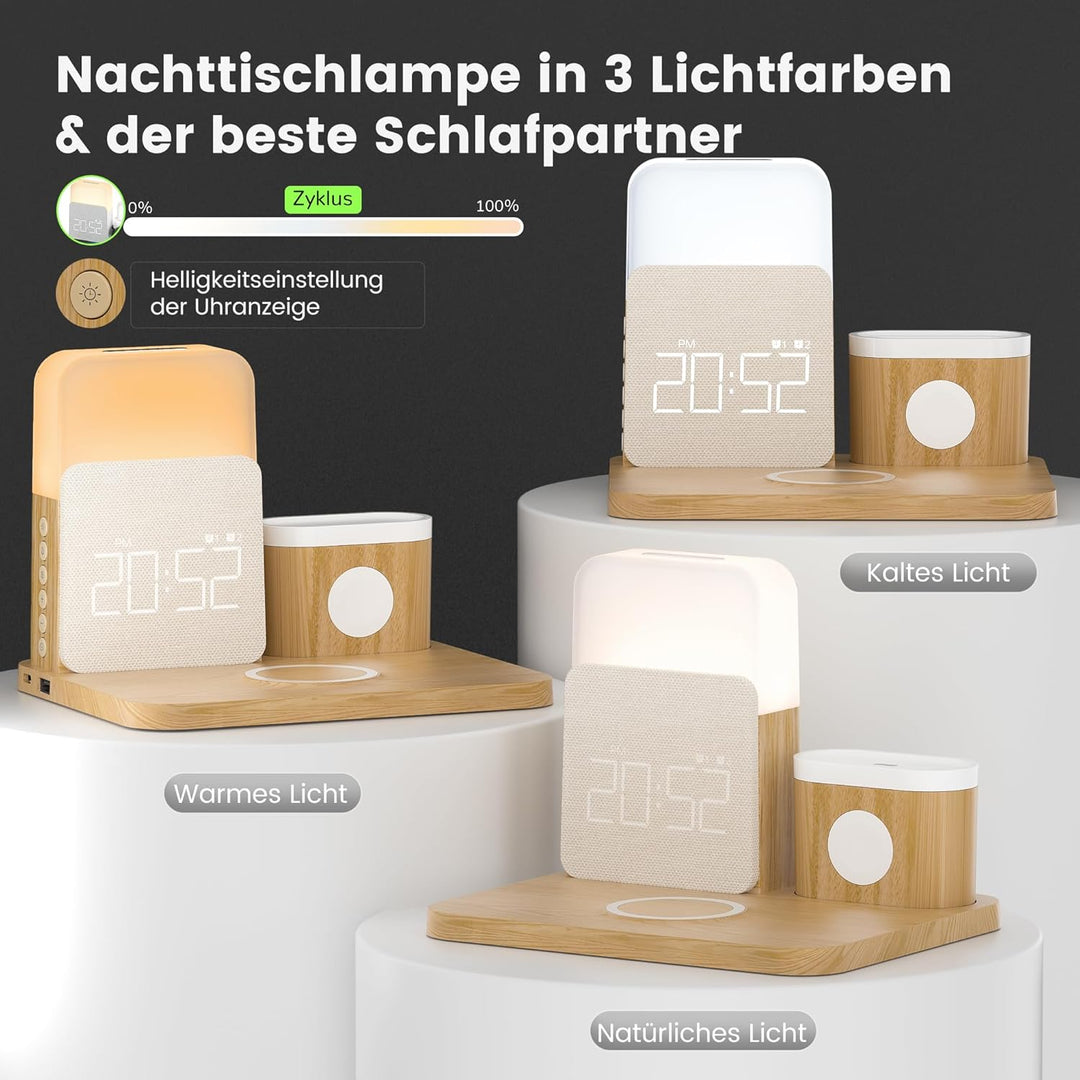 COLSUR 5 in 1 Ladestation für Apple Watch iPhone Airpods,15W Schnell Wireless Charger für iPhone 17/