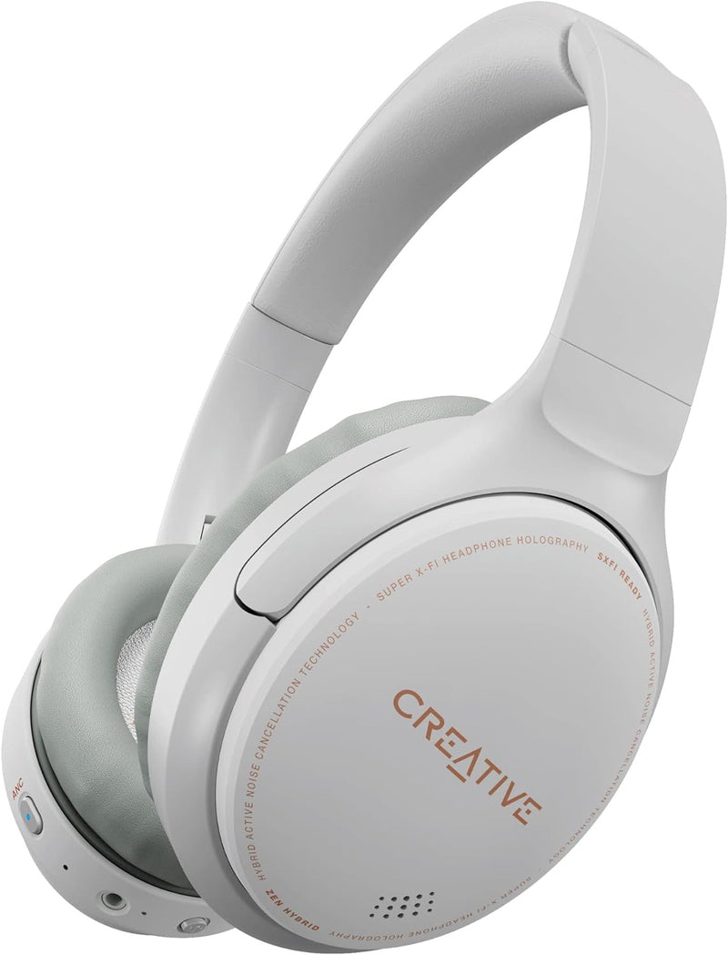 CREATIVE Zen Hybrid Wireless Over-Ear-Kopfhörer mit hybrider Active Noise Cancellation, Ambient Modu