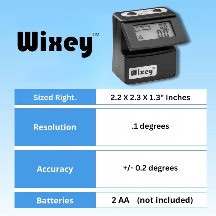 Wixey WR365 Digitaler Winkelmesser und Wasserwaage