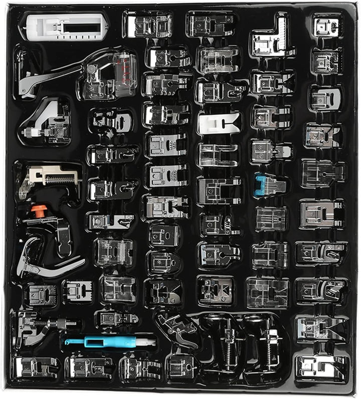 62pcs Multifunktionsnähmaschine Teile Nähfüsse Kit