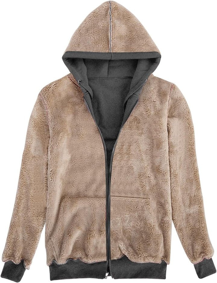 UMIPUBO Hoodie Damen Sweatjacke Fleecejacke Kapuzenpullover Warm Oberteil, Herbst und Winter Sweatsh