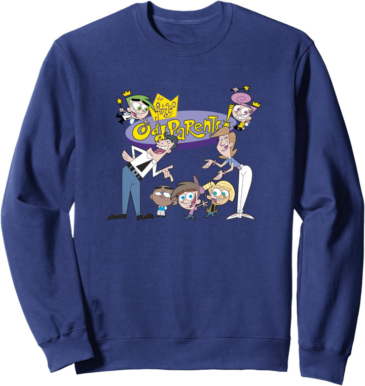 The Fairly OddParents Group Shot Title Logo Sweatshirt
