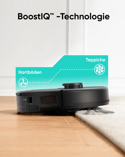 eufy L60 Saugroboter mit Wischfunktion, Ultra Starke 5.000Pa Saugkraft, iPath Laser-Navigation, für