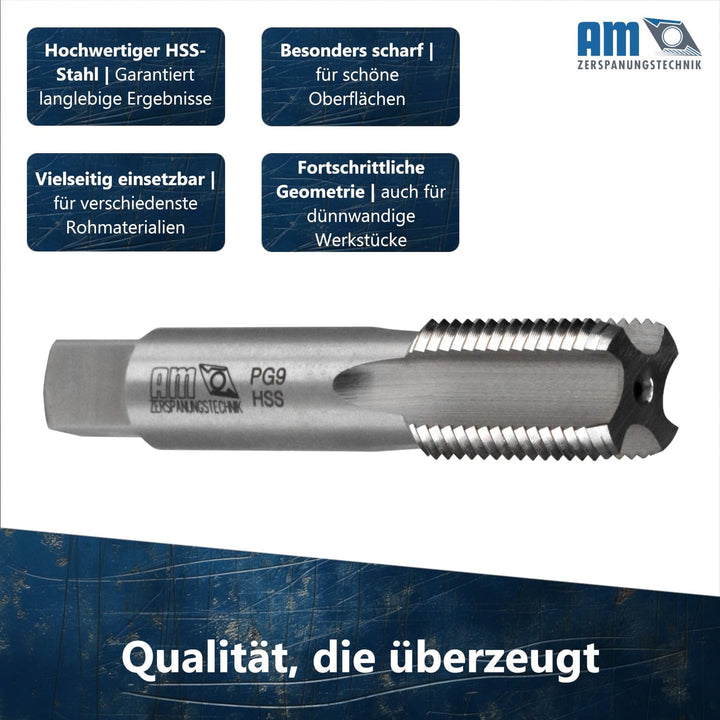 HSS PG Gewindebohrer Panzerrohr Gewindeschneider - PG 29, PG 29