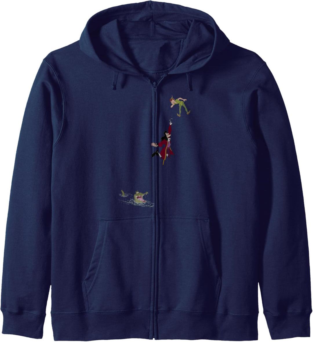 Disney Peter Pan Hook Falling To The Alligator Kapuzenjacke